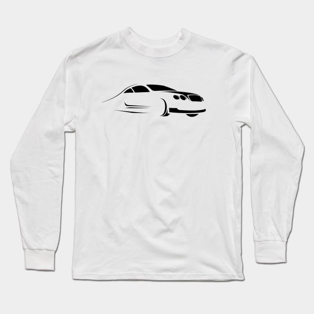 Car Long Sleeve T-Shirt by linesdesigns